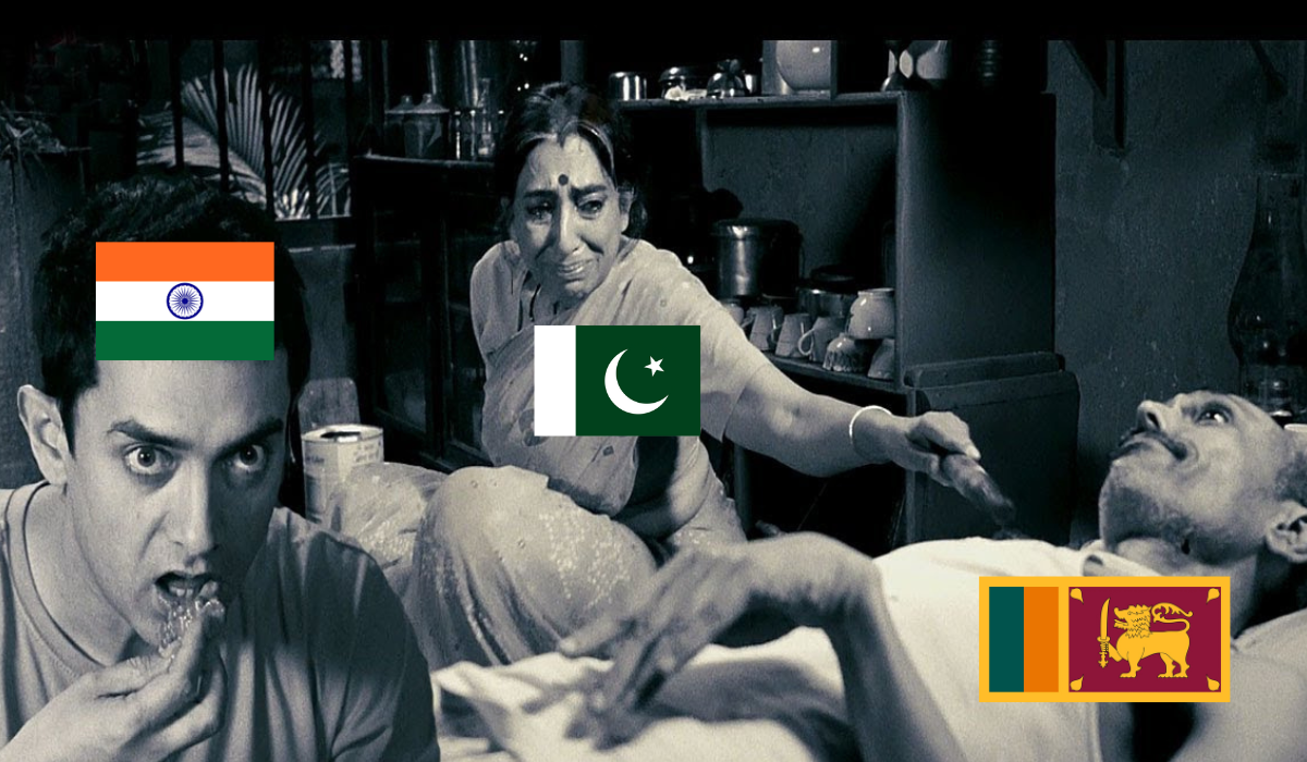 Pakistan and  Sri Lanka' s situation right now.